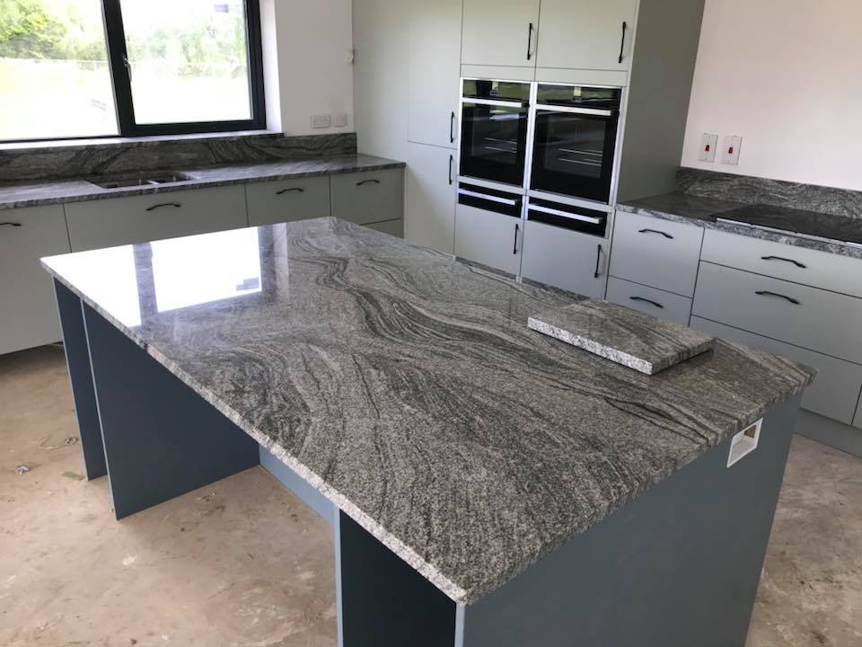 Viscount White Granite island worktop