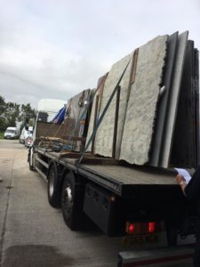 Slab delivery