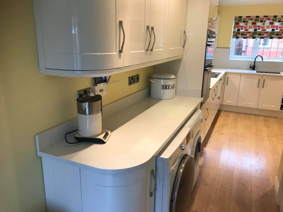 small kitchen uncluttered