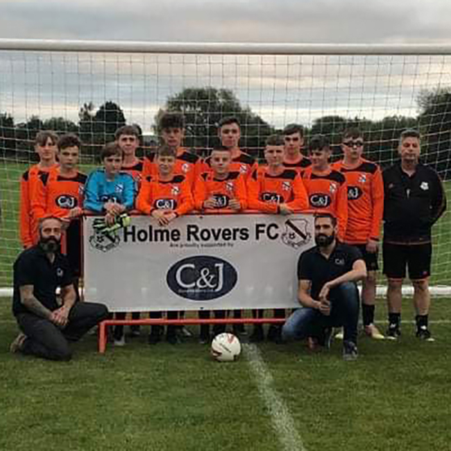 Holme Rovers football sponsorship