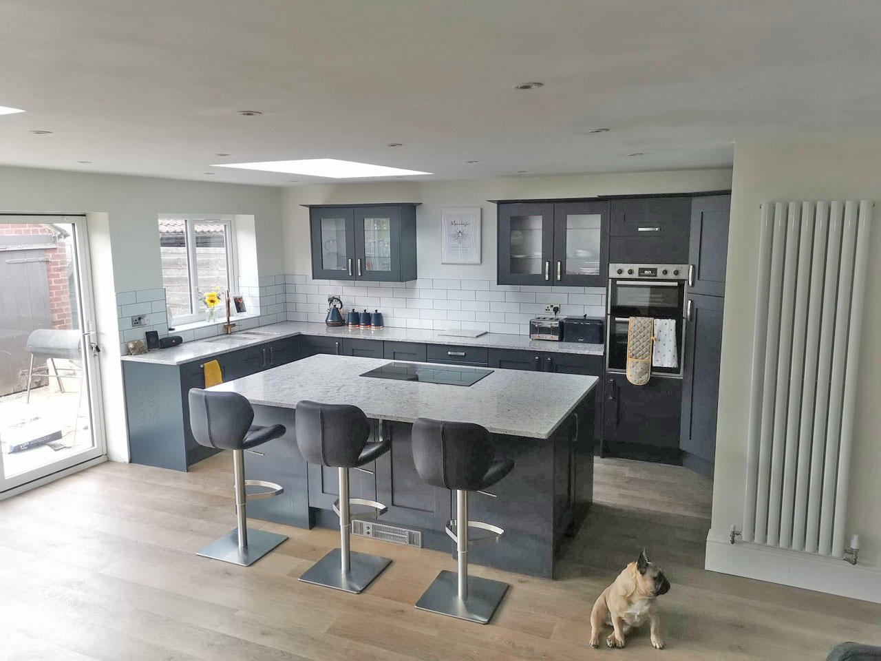 kitchen with new worktops